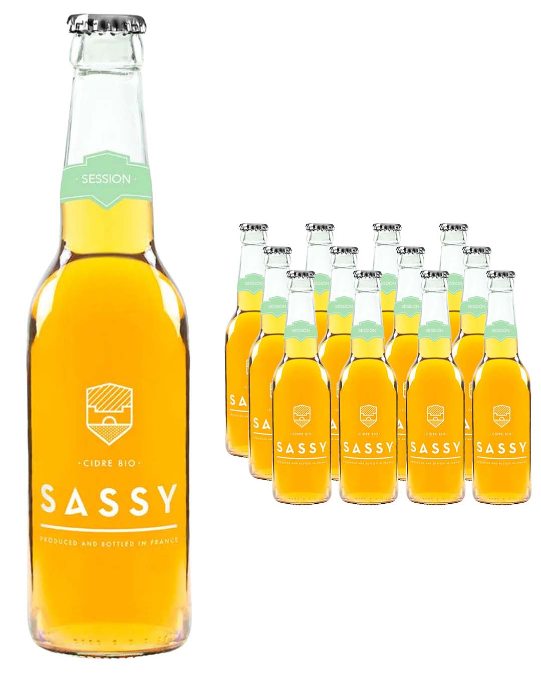 Sassy Cidre Session Cider Multipack, 12 x 330 ml Cider