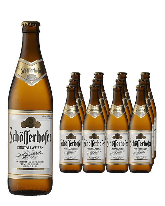 Schofferhofer Kristallweizen Beer Multipack, 12 x 500 ml beer