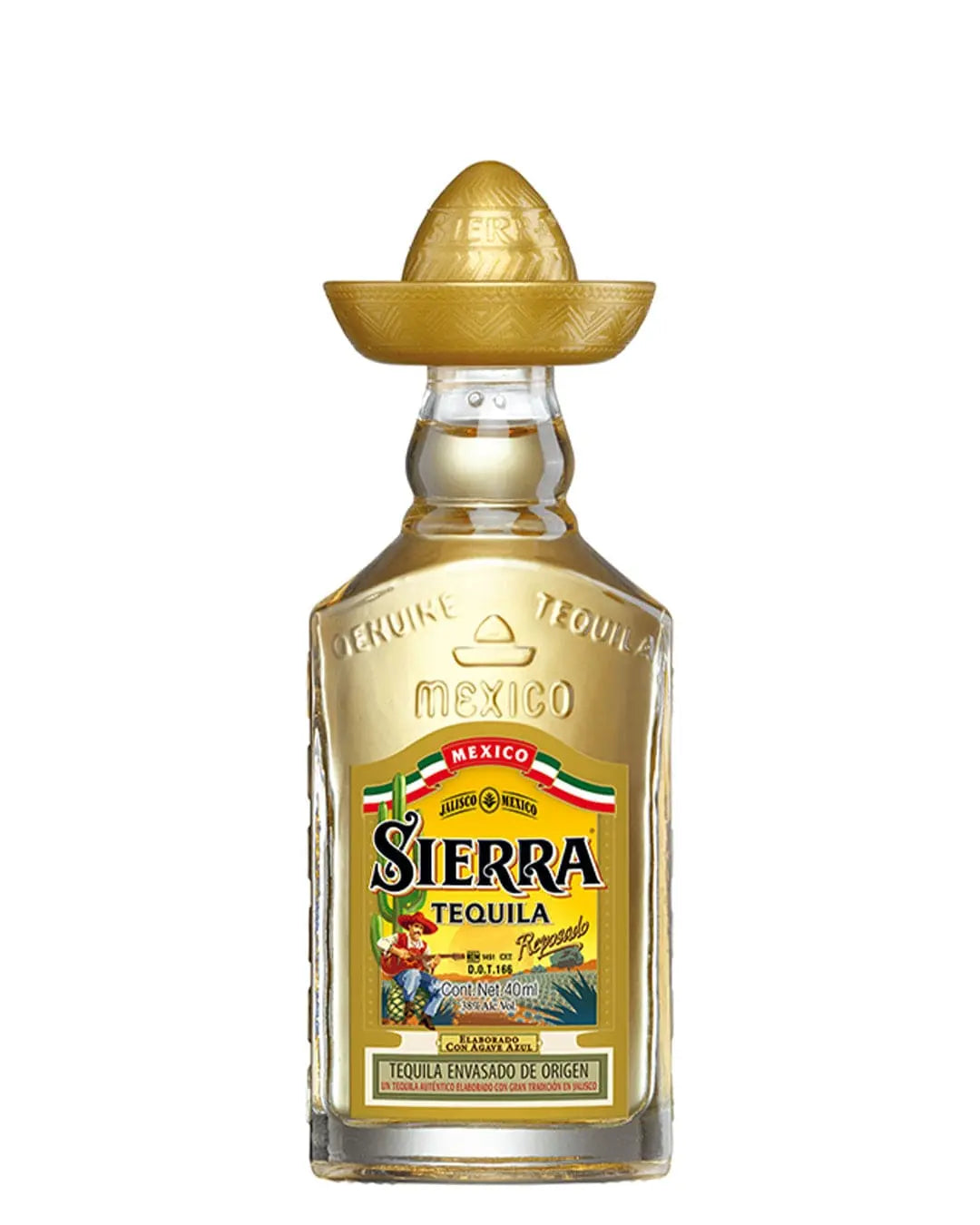 Sierra Reposado Tequila Miniature, 4 cl Spirit Miniatures 40624211