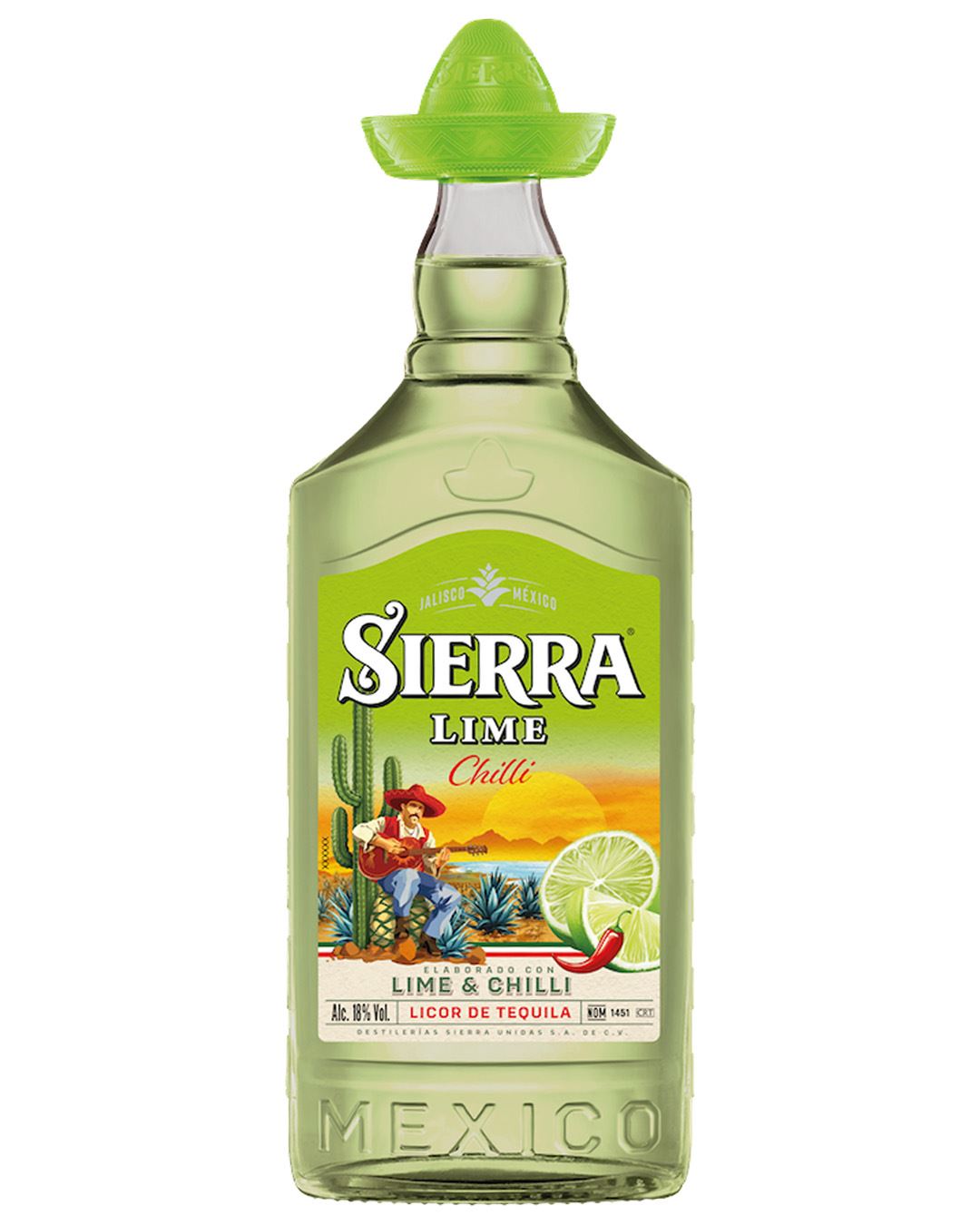 Sierra Tequila Lime & Chilli Liqueur, 70 cl tequila-mezcal