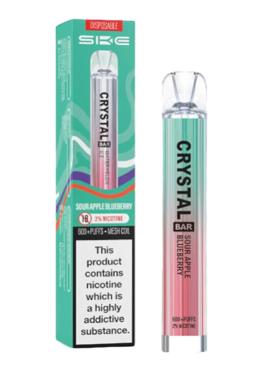 SKE Crystal Bar Sour Apple Blueberry The Bottle Club