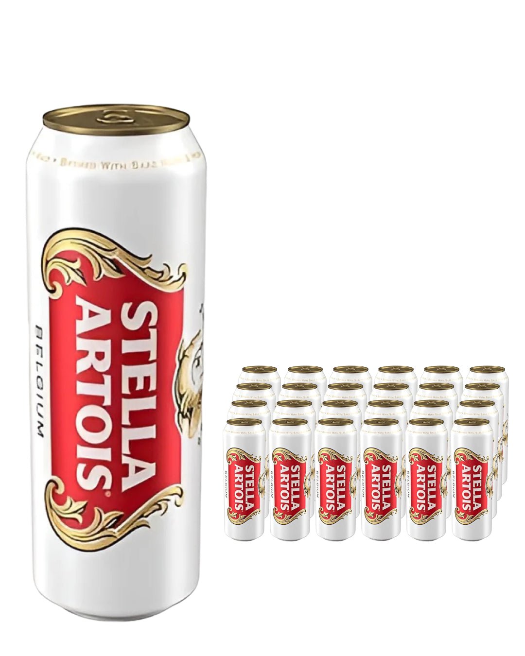Stella Artois Premium Lager Beer Multipack, 24 x 568 ml Beer