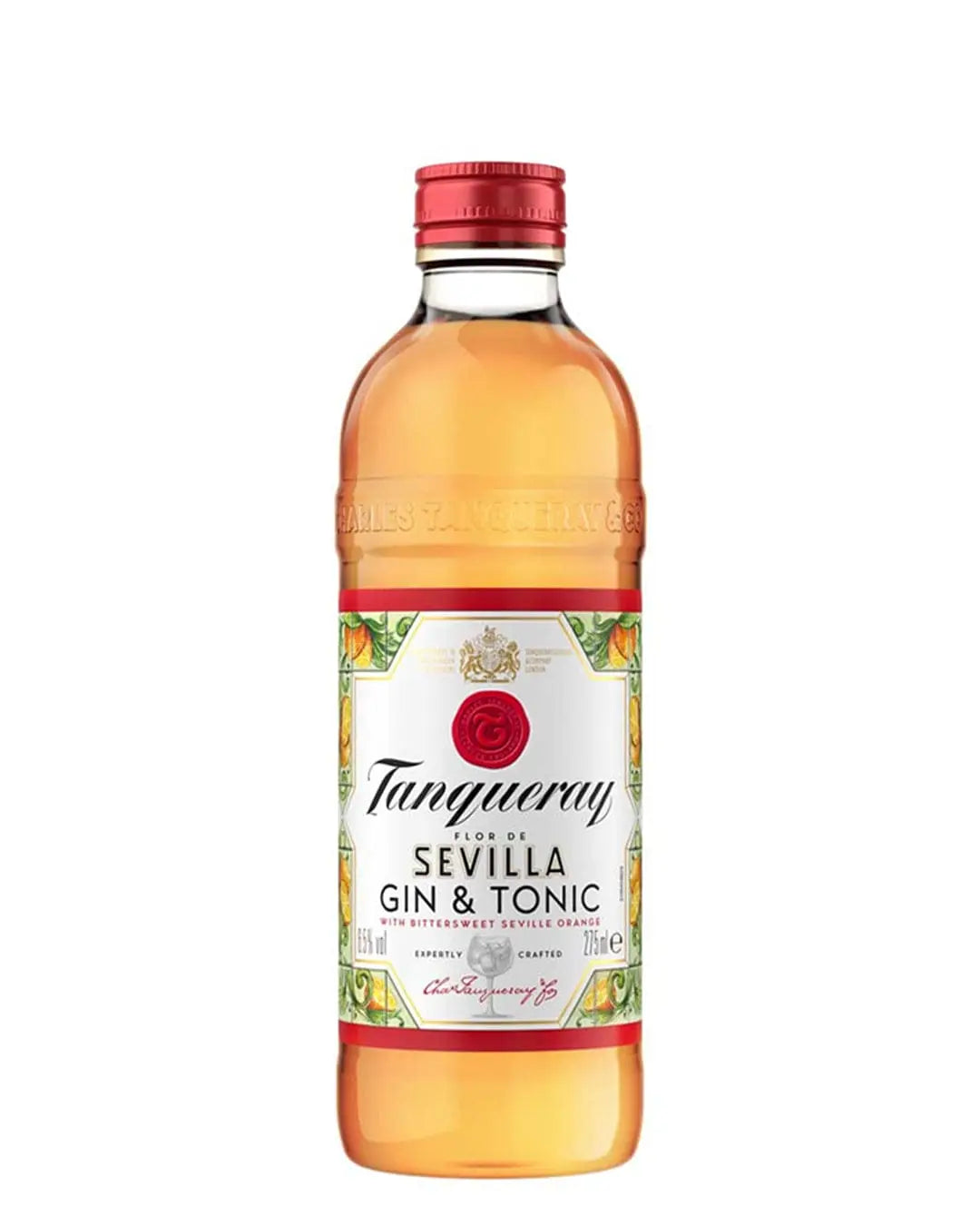 Tanqueray Flor De Sevilla Gin & Tonic Premixed Cocktail, 275 ml Ready Made Cocktails 5000291024254