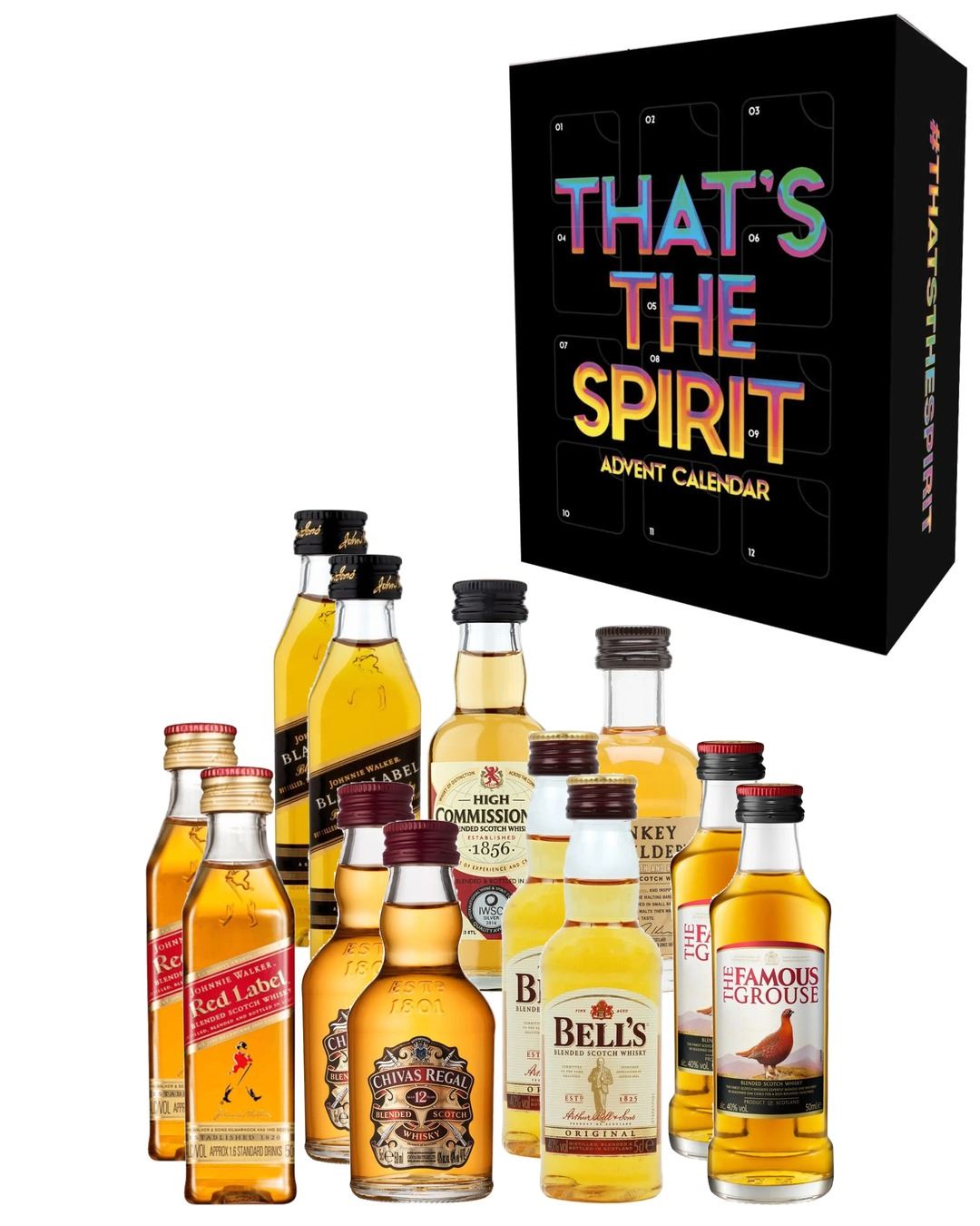 That's the Spirit Blended Scotch Whisky Advent Calendar, 12 x 5 cl spirit-miniatures