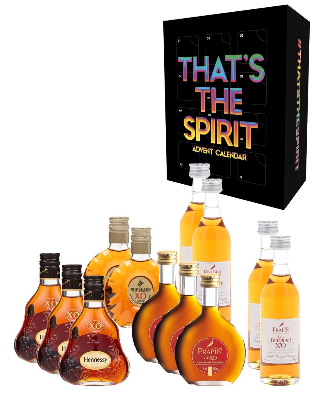That's the Spirit Luxury XO Cognac Advent Calendar, 12 x 5 cl spirit-miniatures