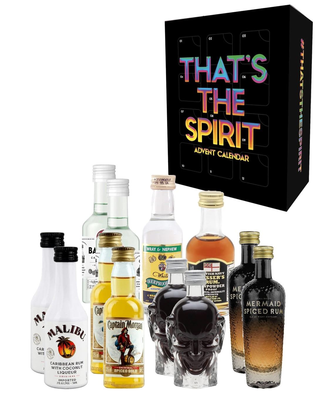 That's the Spirit Rum Advent Calendar, 12 x 5 cl spirit-miniatures