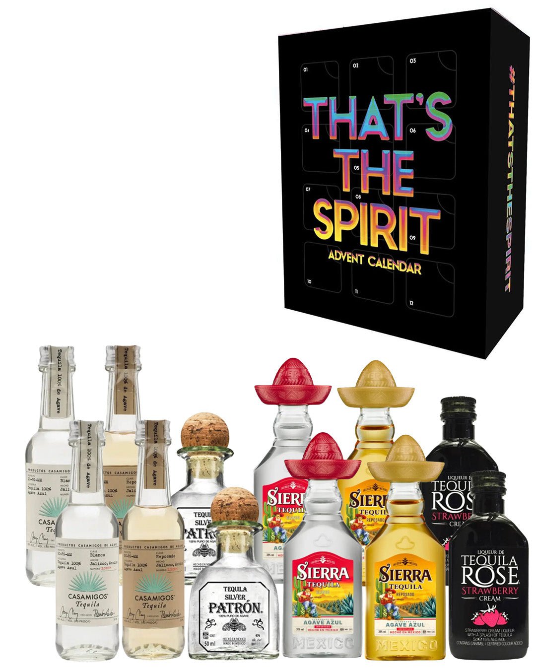 That's The Spirit - Tequila Advent Calendar, 12 x 5 cl Spirit Miniatures