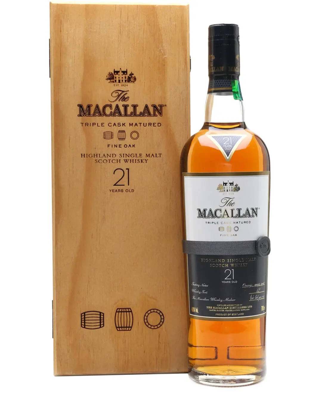 The Macallan 21 Year Old Fine Oak, 70 cl Whisky 5010314049706