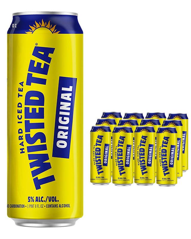 Twisted Tea Original Hard Iced Tea Can Multipack, 12 x 473 ml Ready To Drink
