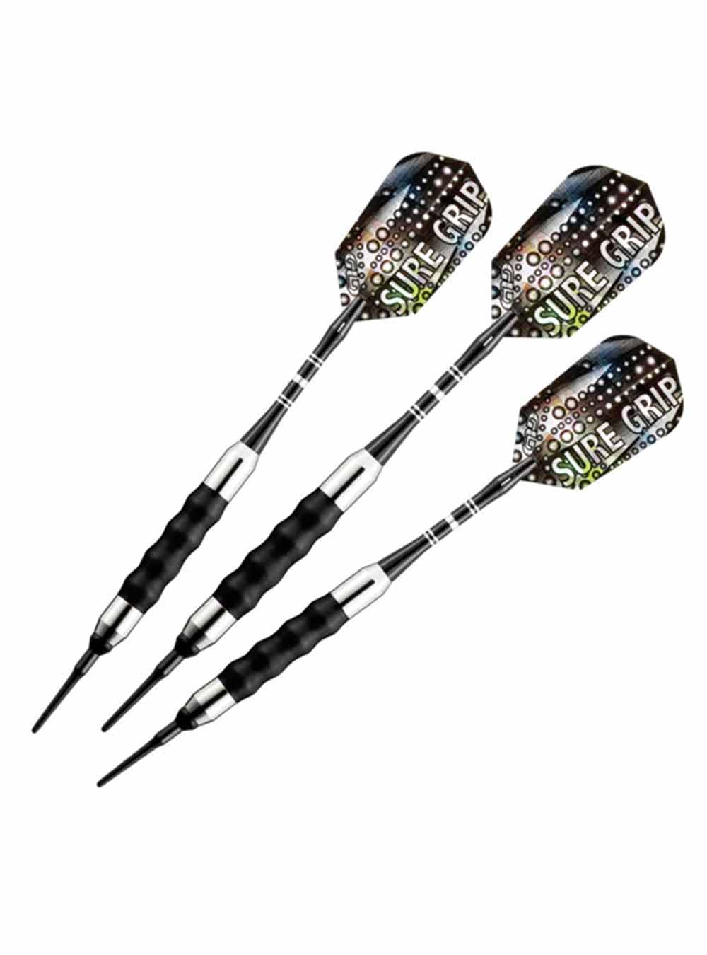 Viper Sure Grip Darts Black Soft Tip Darts Bar Games