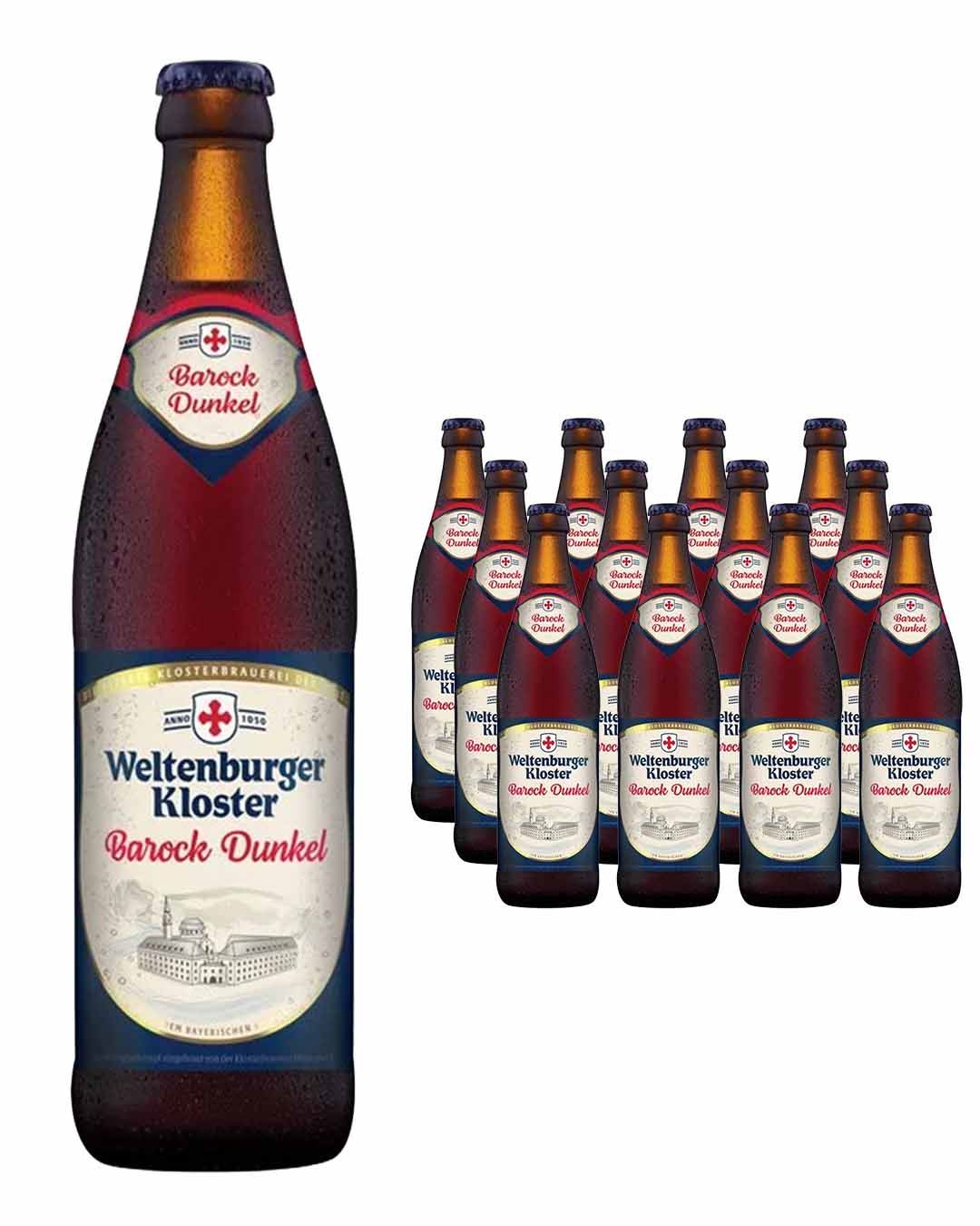 Weltenburger Kloster Barock Dunkel Lager Bottle Multipack, 12 x 500 ml beer