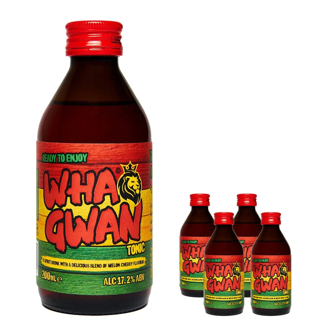 Wha Gwan Melon Cherry Tonic Multipack, 4 x 200 ml Fortified & Other Wines