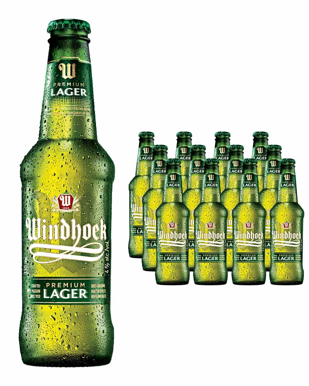 Windhoek Namibian Lager Multipack, 12 x 330 ml beer