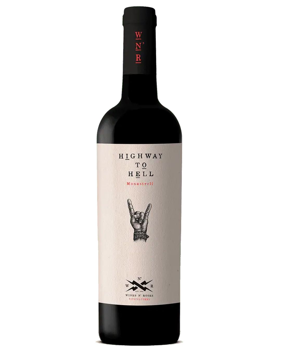Wine N' Roses Highway To Hell Monastrell Red Wine, 75 cl red-wine