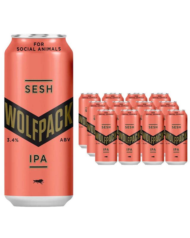 Wolfpack Sesh IPA Multipack, 12 x 440 ml beer
