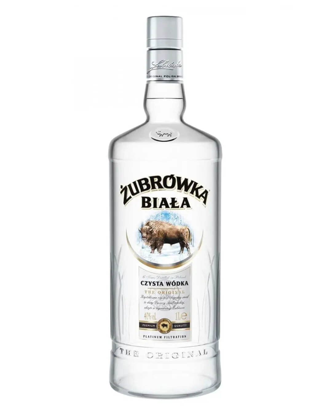 Zubrowka Biala Vodka, 70 cl Vodka 5900343010146