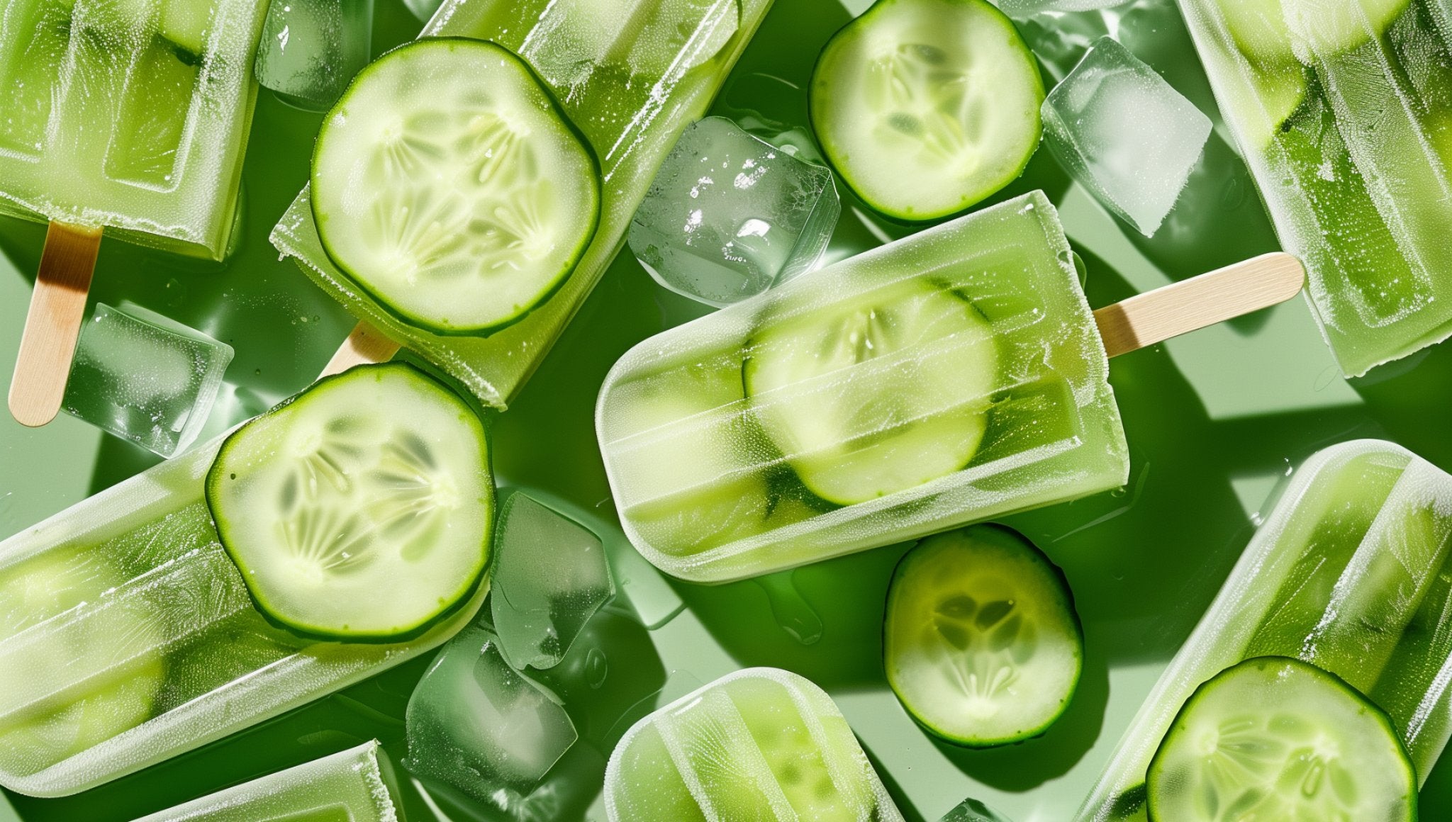 Cucumber Gin & Tonic Popsicles Recipe