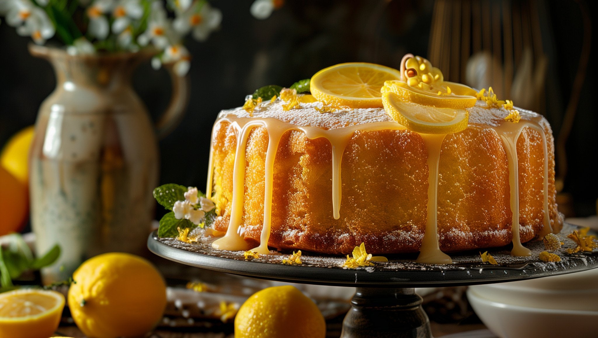 Gin and Lemon Drizzle Cake Recipe