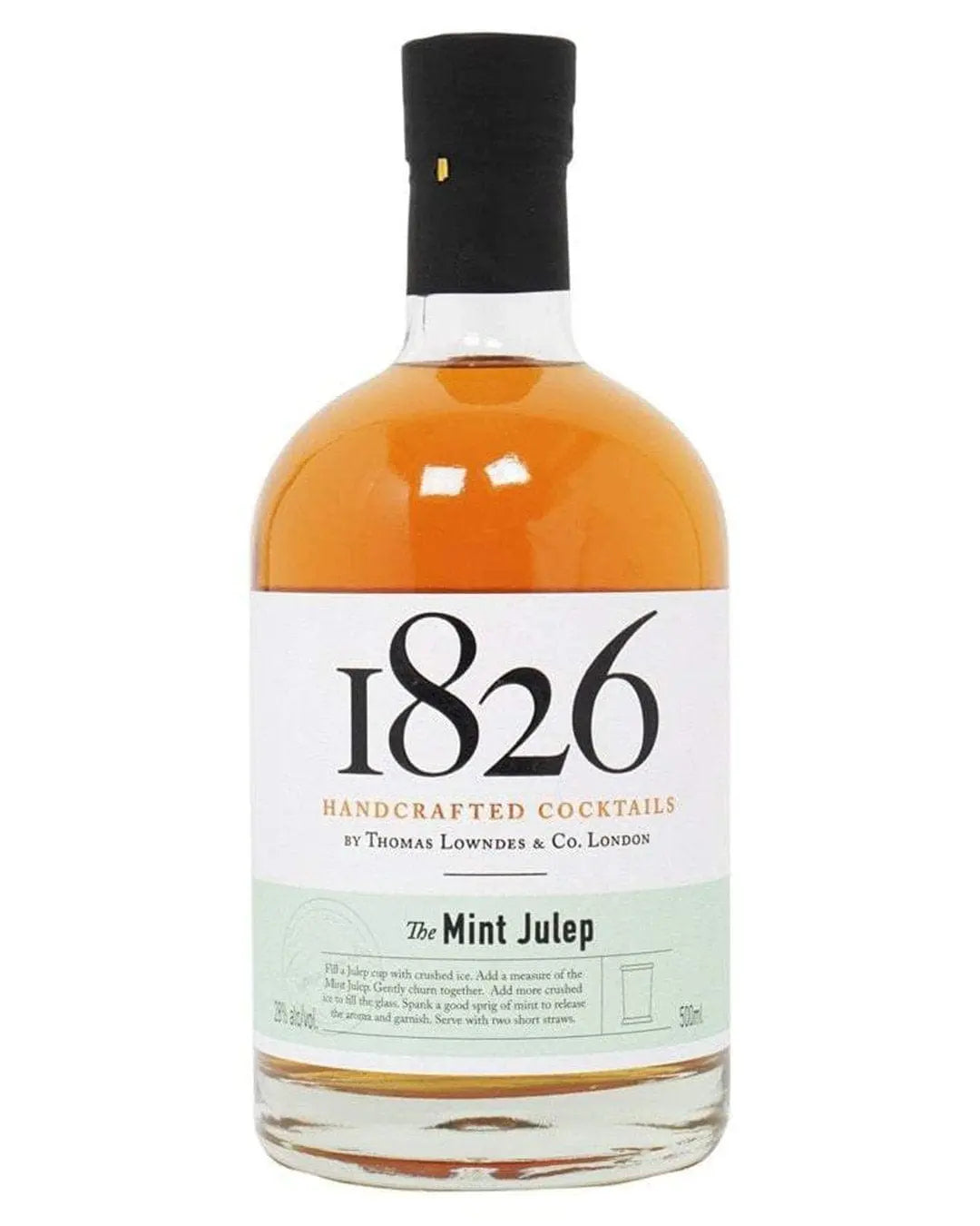 1826 Maker's Mark Mint Julep Handcrafted Premixed Cocktail, 50 cl Ready Made Cocktails