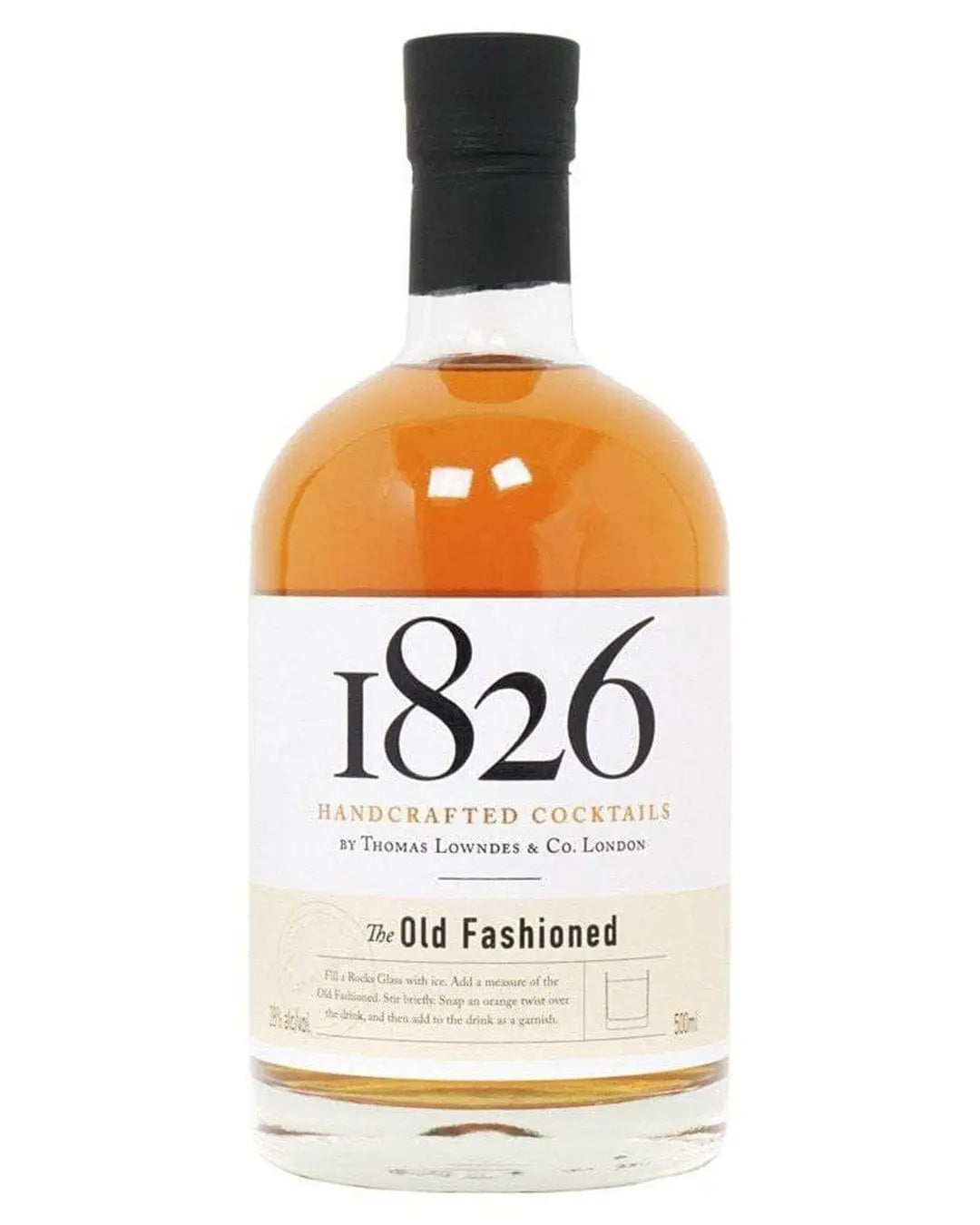 1826 Maker's Mark Old Fashioned Handcrafted Premixed Cocktail, 50 cl Ready Made Cocktails