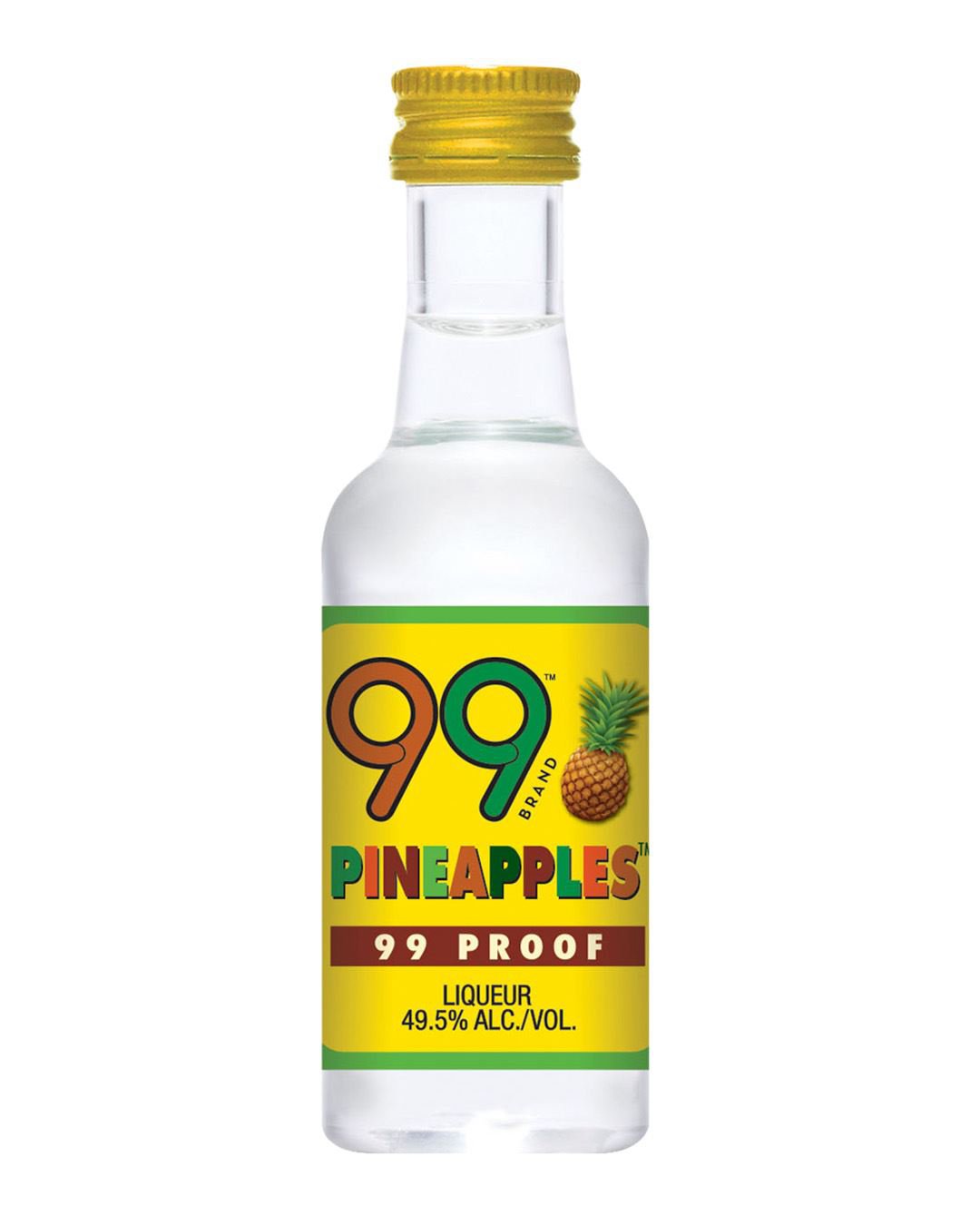 99 Proof Pineapples Liqueur, 5 cl spirit-miniatures