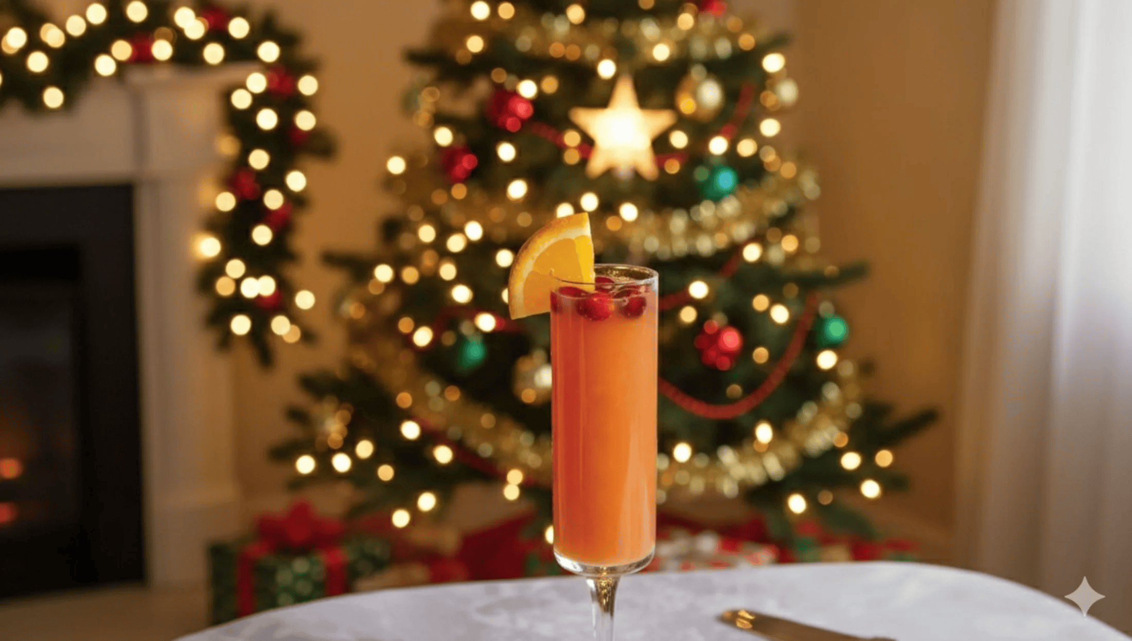 Festive Cranberry Mimosa Cocktail Recipe