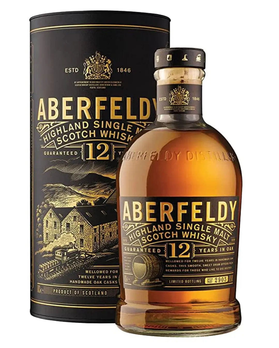Aberfeldy 12 Year Old Highland Single Malt Scotch Whisky, 70 cl Whisky