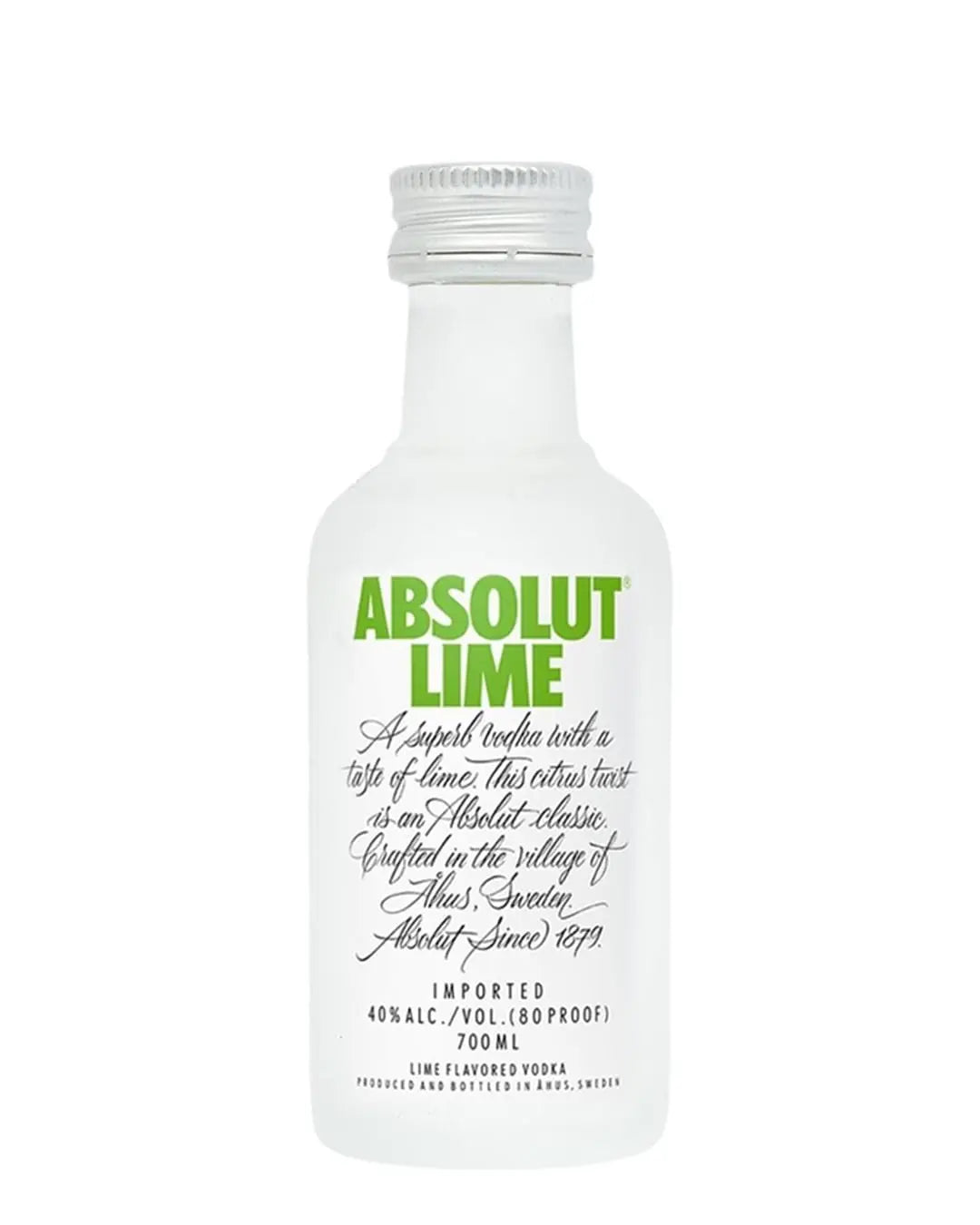 Absolut Lime Vodka, 5 cl Spirit Miniatures 7312040551903