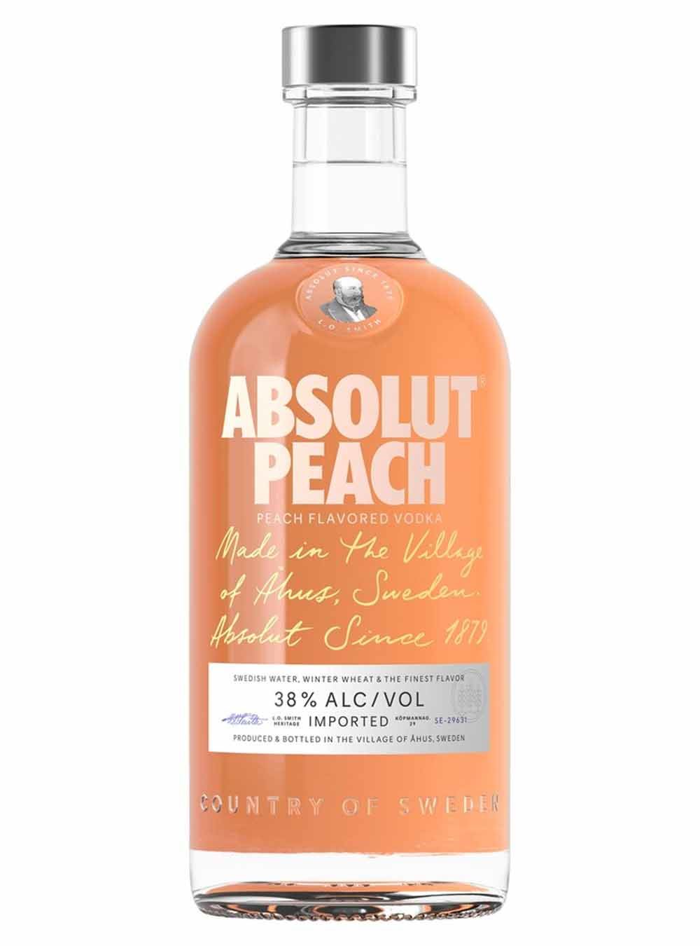 Absolut Peach Flavoured Vodka, 70 cl vodka