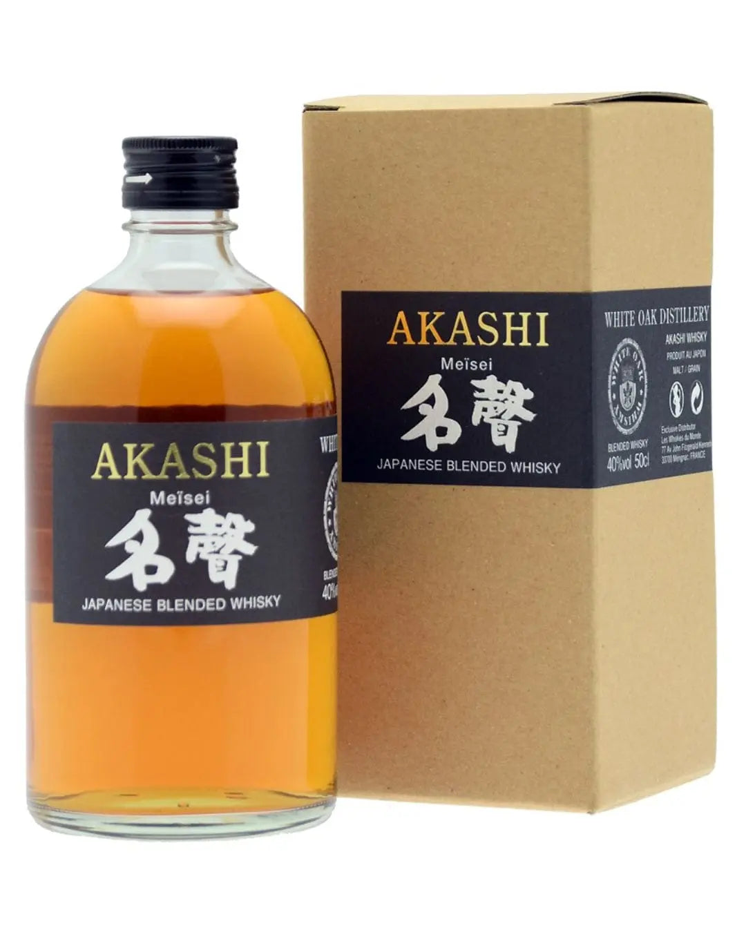 Akashi Meisei Japanese Blended Whisky, 50 cl Spirits