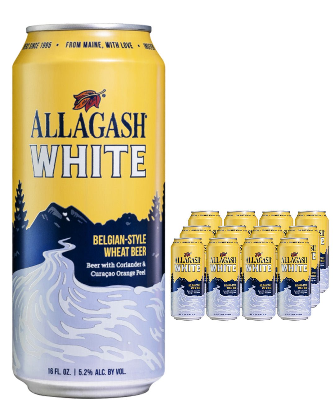 Allagash Wheat Beer Can Multipack, 12 x 568ml Beer