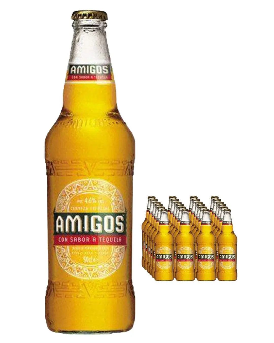 Amigos Tequila Beer Bottle Multipack, 24 x 330 ml Beer