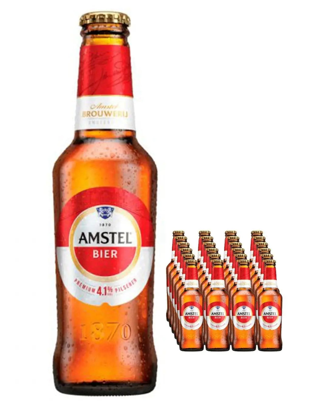 Amstel Lager Beer Bottle Multipack, 24 x 300 ml – The Bottle Club