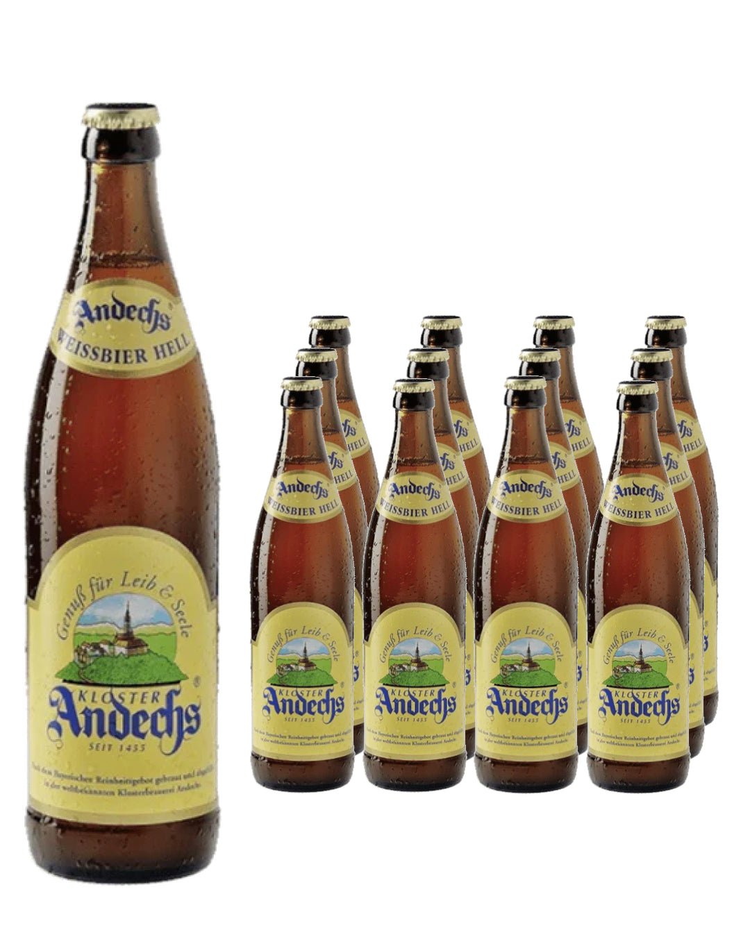 Andechs Weissbier Hell Multipack, 12 x 500 ml Beer