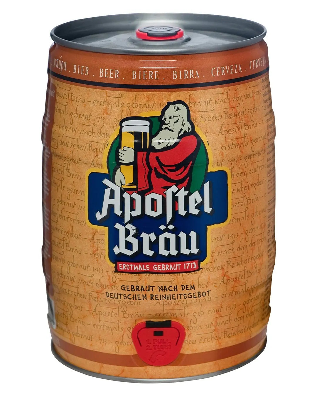 Apostel Brau Lager Beer Keg, 5 L Beer