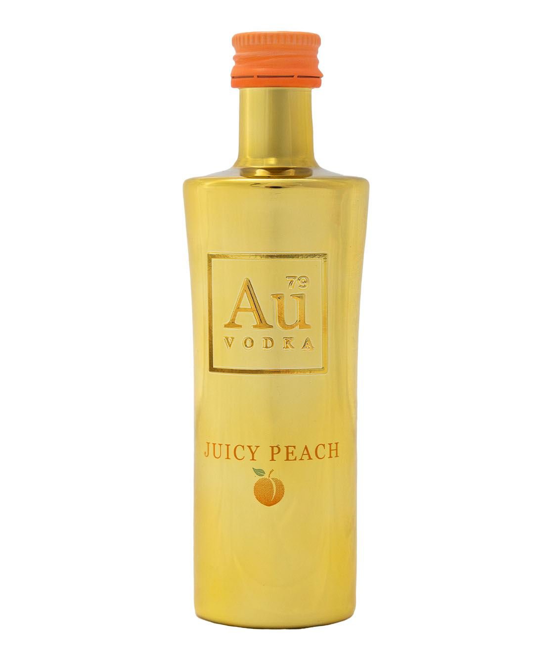 Au Juicy Peach Vodka Miniature, 5 cl spirit-miniatures