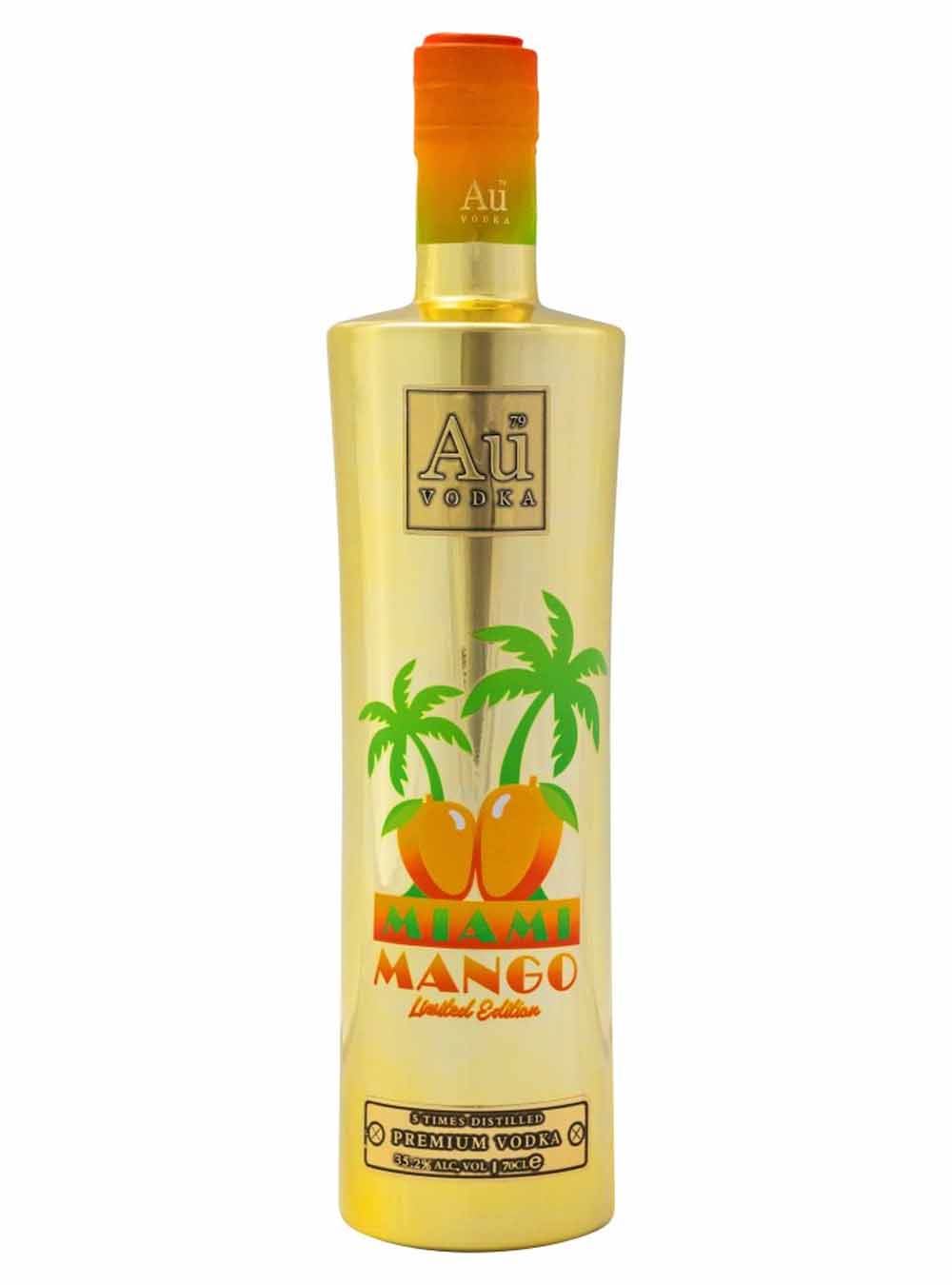 Au Vodka Miami Mango Vodka, 70 cl vodka