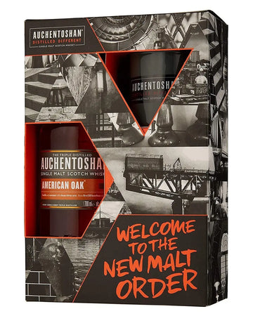 Auchentoshan American Oak Single Mug Gift Pack, 70 cl Whisky 5010496004661