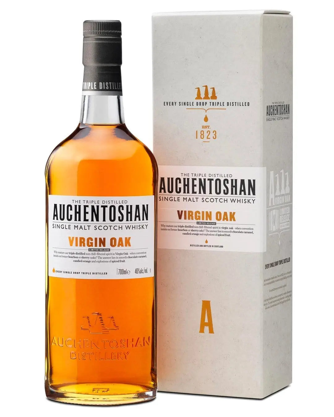 Auchentoshan American Virgin Oak Whisky, 70 cl Whisky 5010496004128