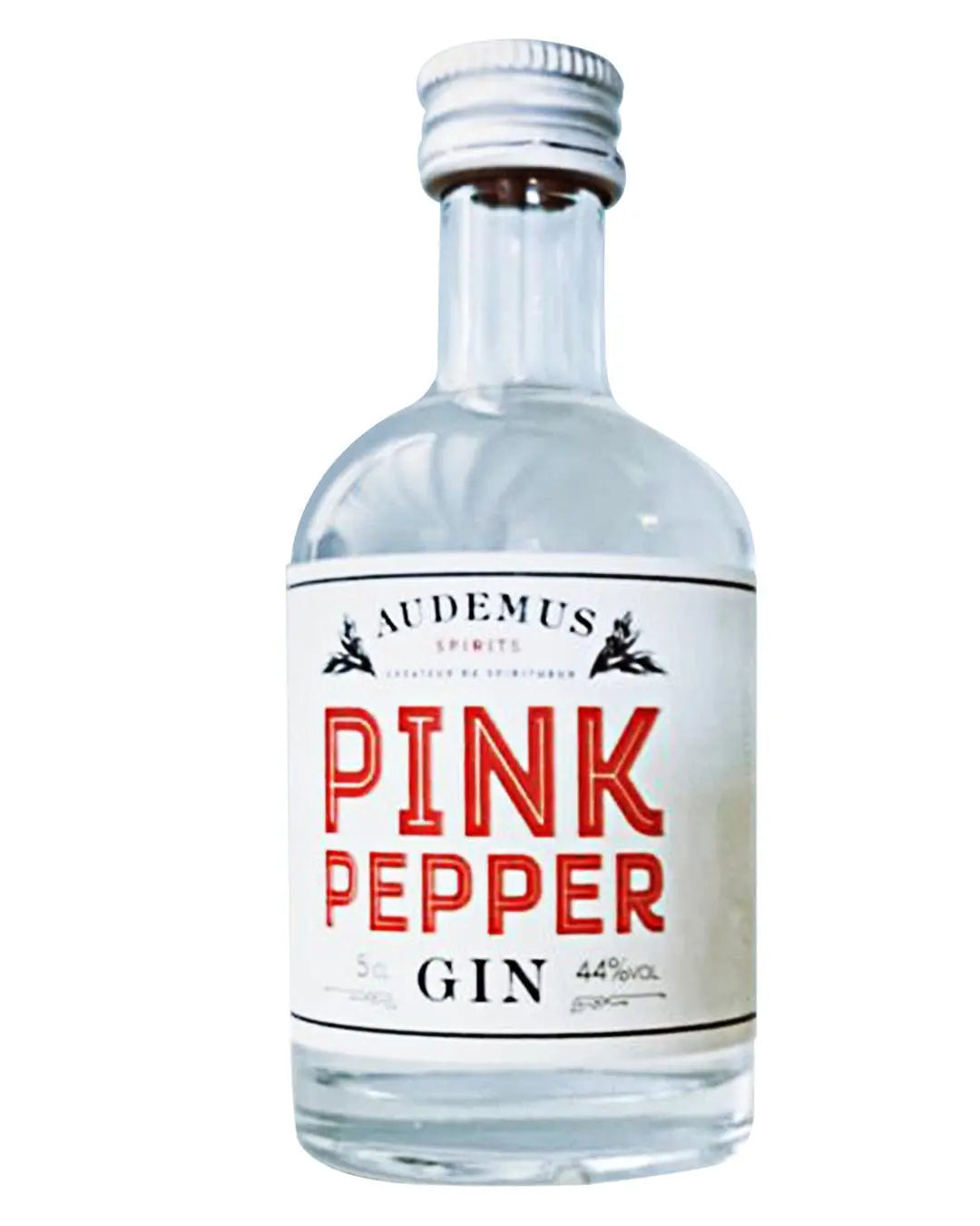 Audemus Pink Pepper White Label Gin Miniature, 5 cl Spirit Miniatures
