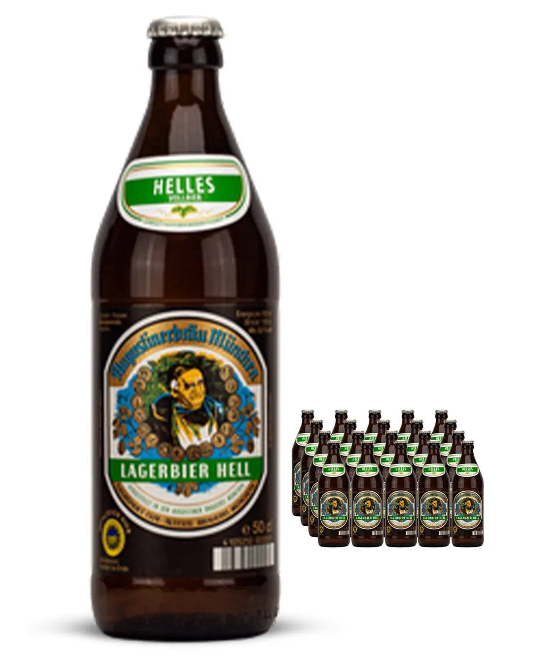 Augustiner Helles Lager Multipack, 20 x 500 ml BBE 30/04/2023 Beer