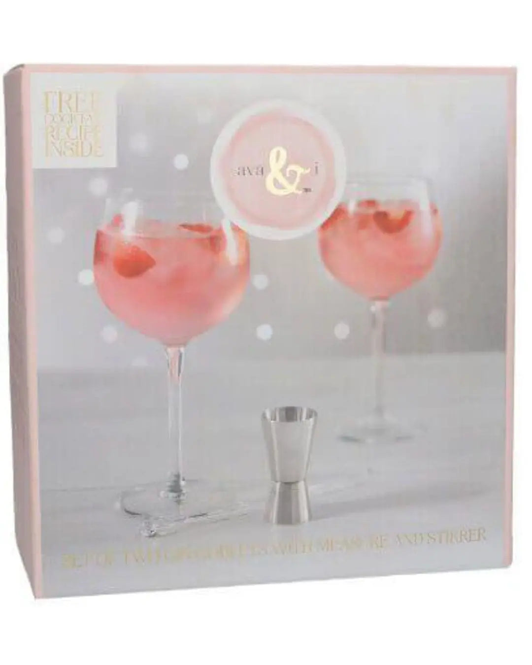 Ava & I Gin Goblet Set of 2 Balloon Glasses Tableware 5050993320994