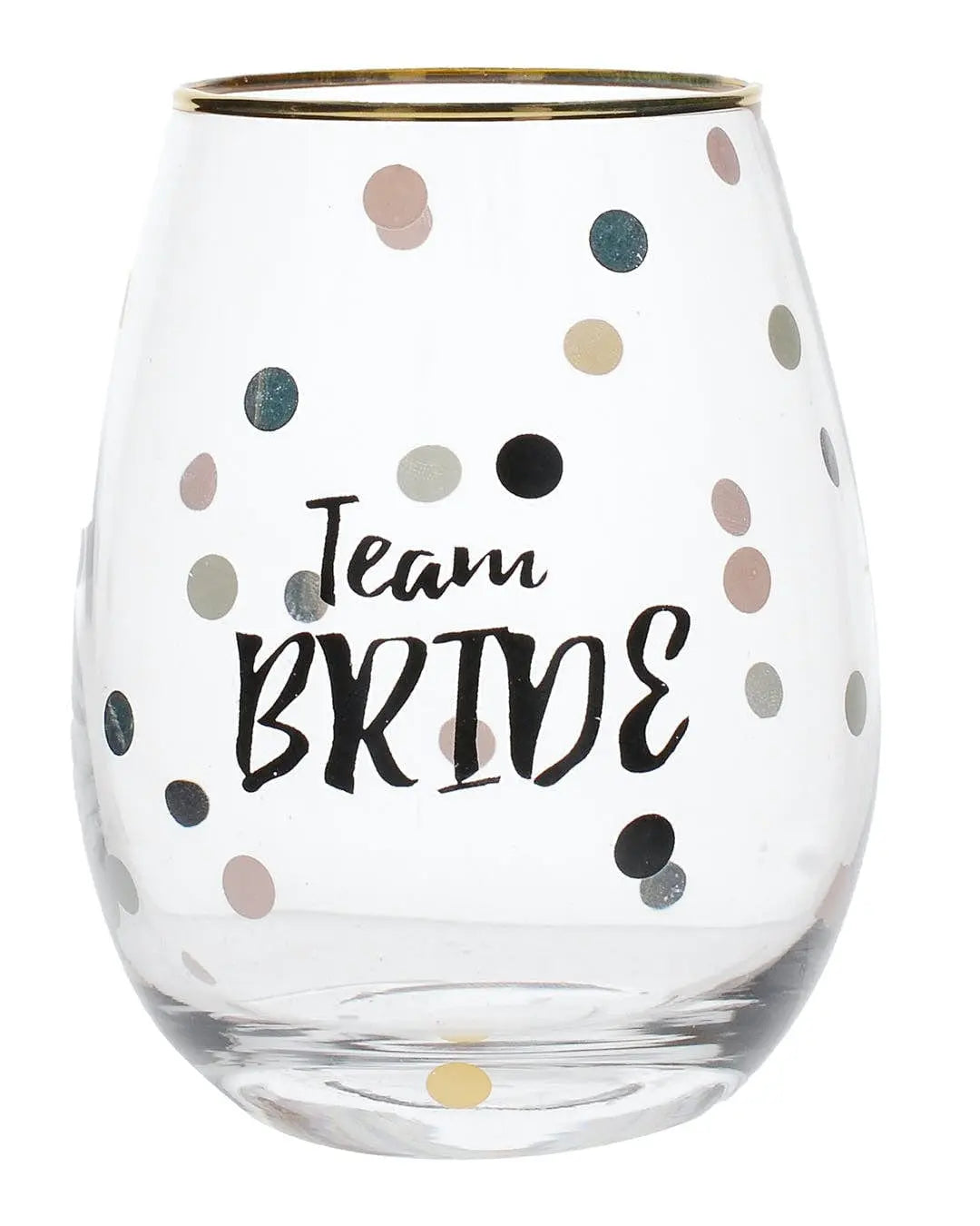 Ava & I Team Bride Wine Glass Set Of 2 Tableware 5050993324961