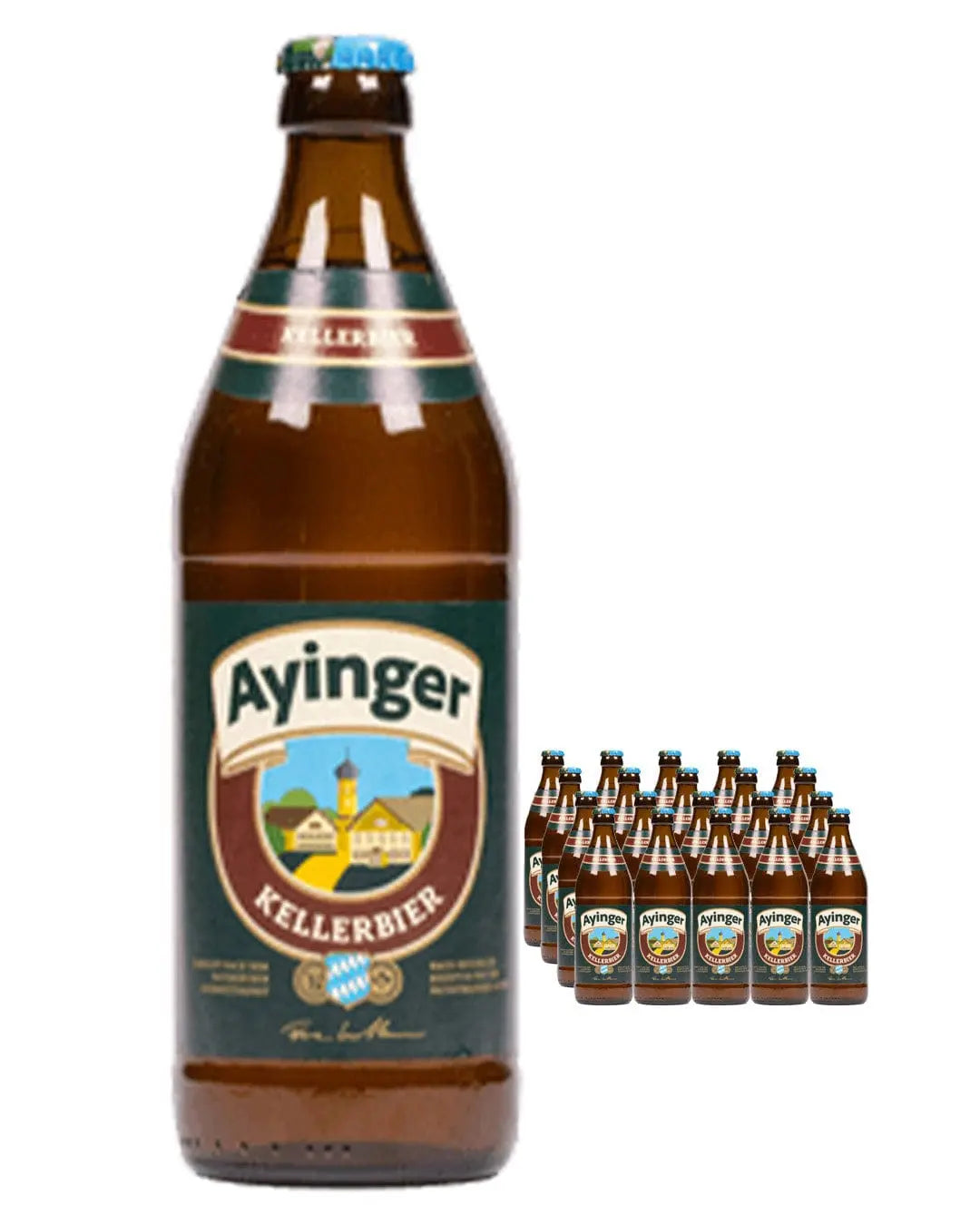 Ayinger Kellerbier Multipack, 20 x 500 ml  BBE 10/06/2023 Beer