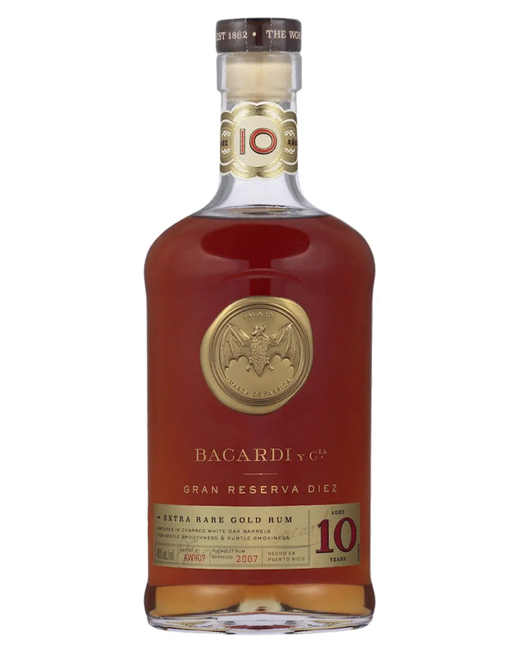 Bacardi Gran Reserva Diez 10 Year Old Rum, 70 cl Rum 7610113005750