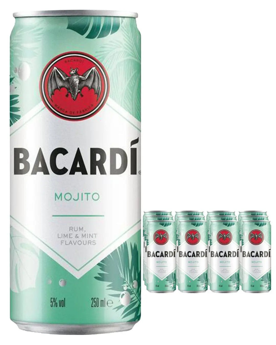 Bacardi Mojito Premixed Cocktail Can, 250 ml Ready Made Cocktails