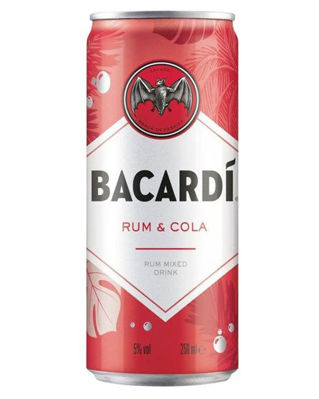 Bacardi Rum & Cola Premixed Cocktail Can, 250 ml Ready Made Cocktails