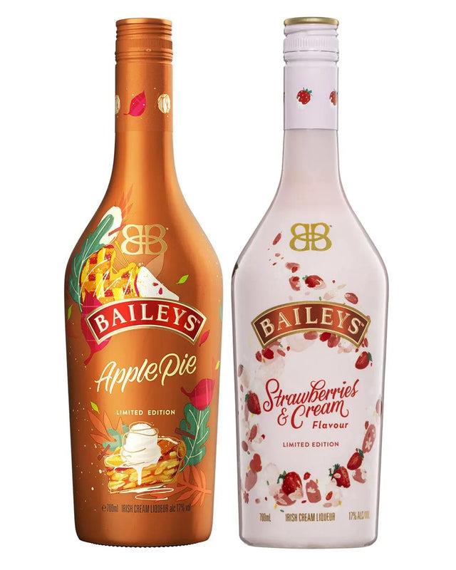 Baileys Apple & Strawberry Irish Cream Dessert Duet, 2 x 70 cl liqueurs