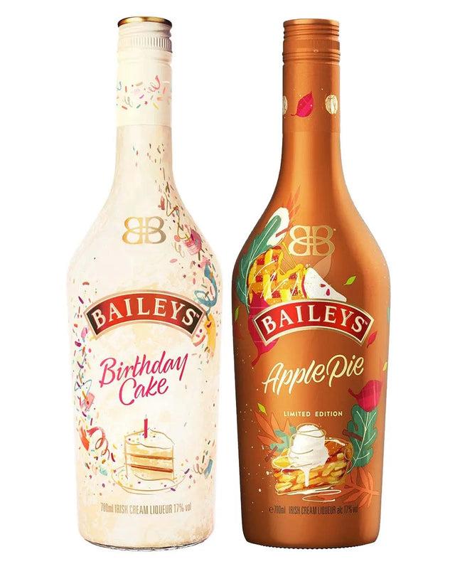 Baileys Birthday Cake and Apple Pie Duo, 2 x 70 cl liqueurs