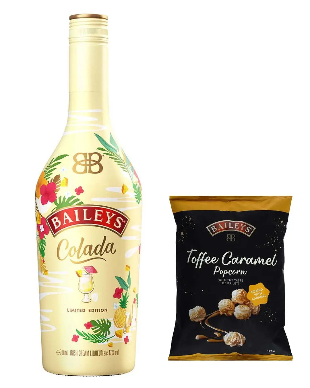Baileys Colada & Baileys Toffee Caramel Popcorn Bundle, 70 cl Liqueurs & Other Spirits